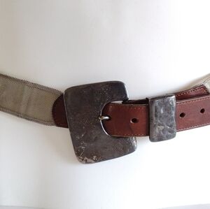 Jenny And The Boys Industrial Mesh Leather Belt
